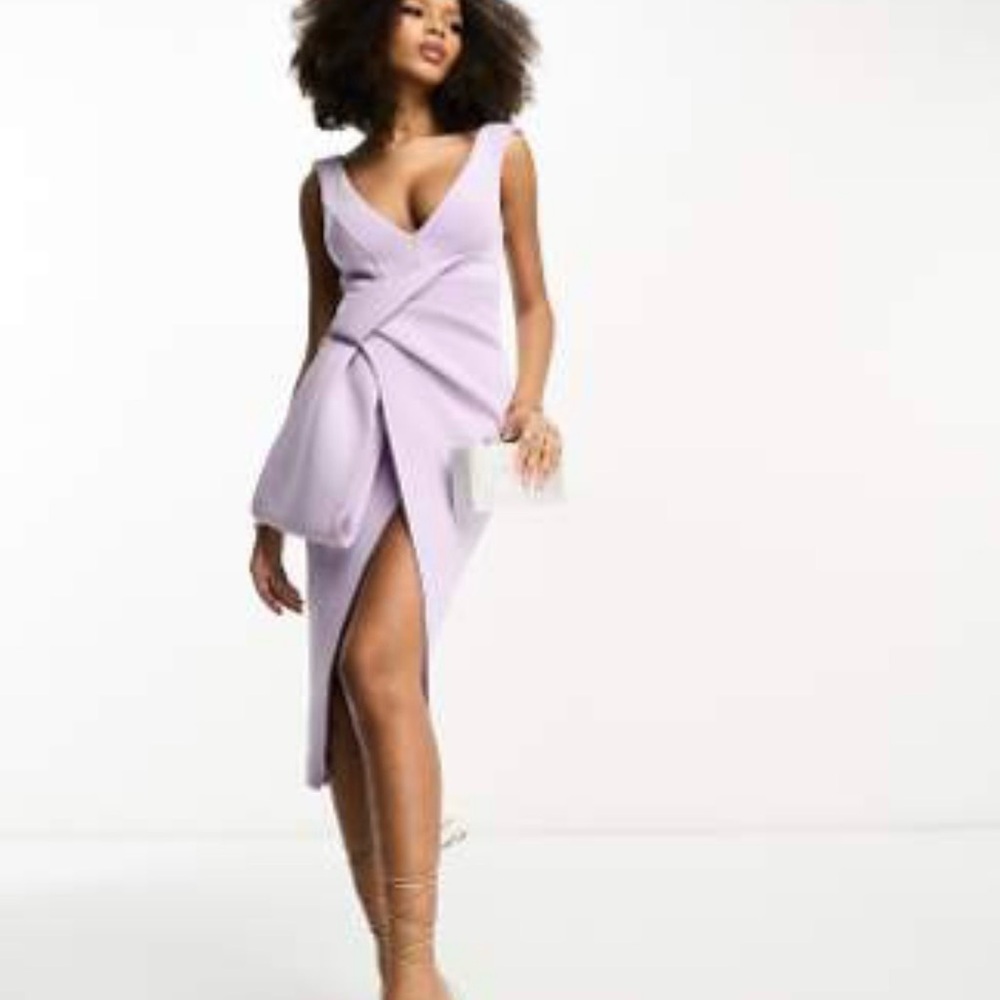 ASOS DESIGN | Sleeveless Midi Dress (Size 12)